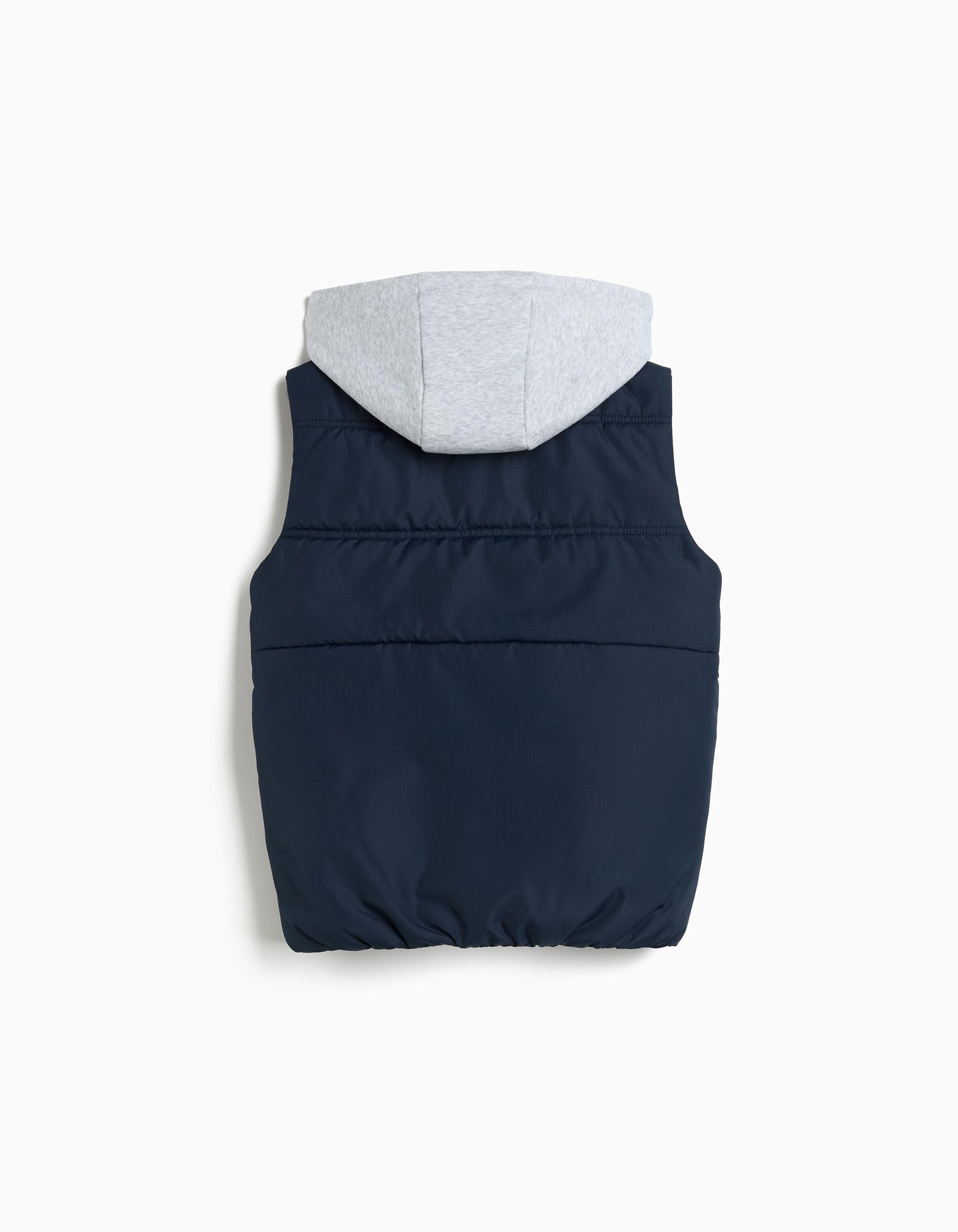 Colete com Capuz, Menino, Azul Escuro