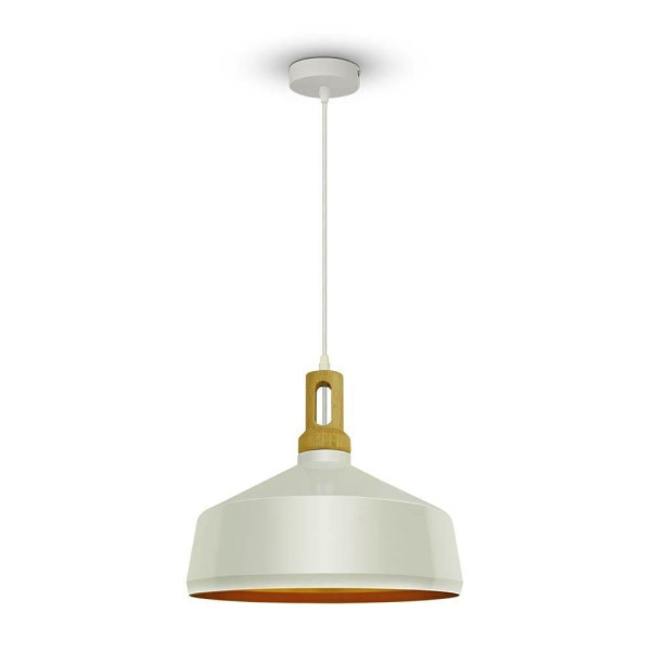 Lampa wisząca biała VT-7545 1xE27x60W wym: 110x35x35 cm V-TAC