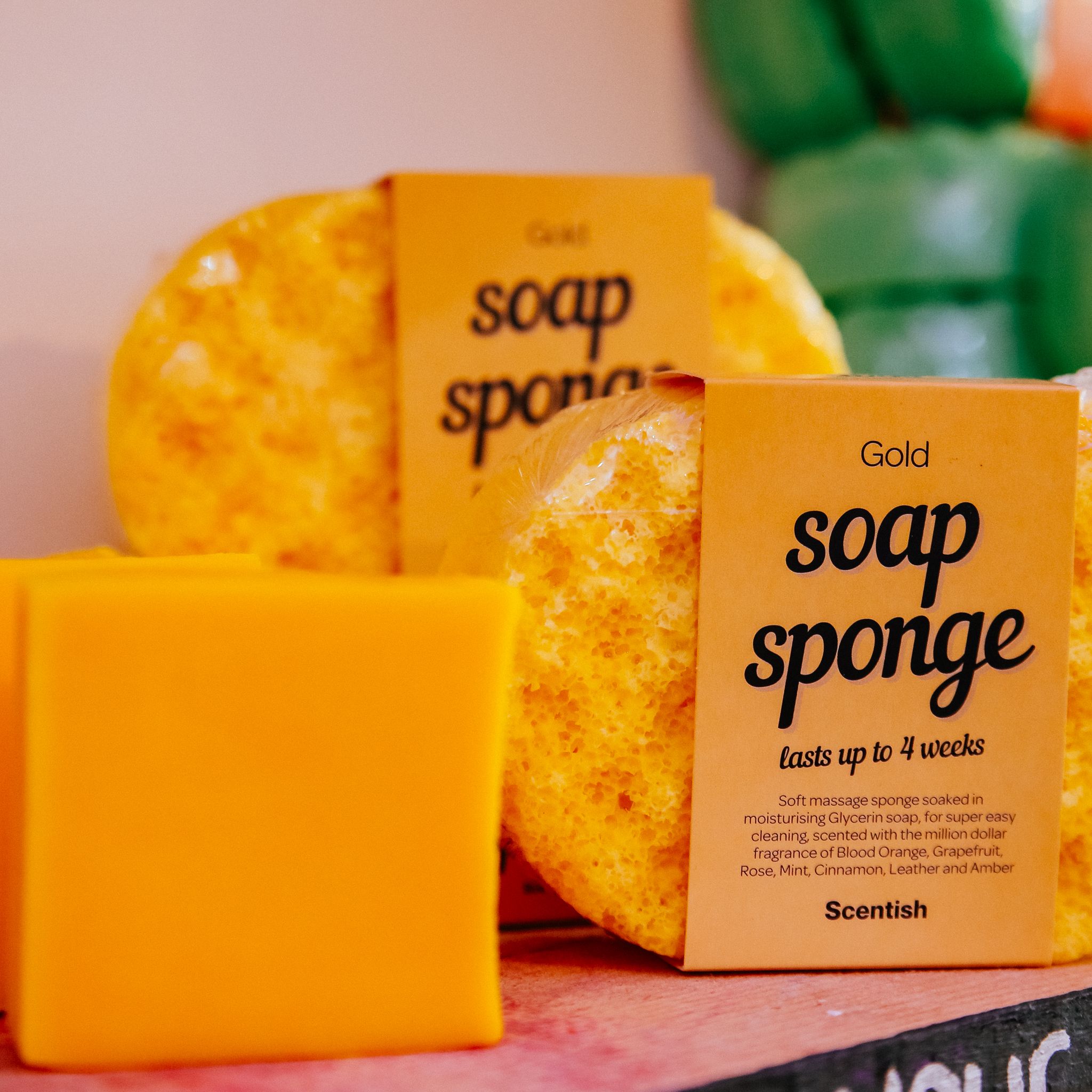 Scentish Gold Soap Sponge