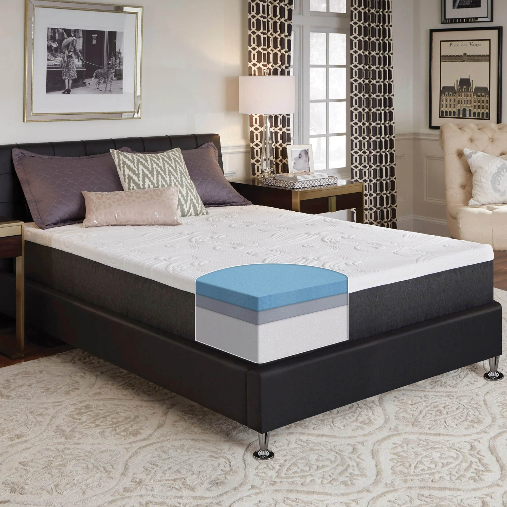 Comforpedic from Beautyrest 12-inch NRGel Memory Foam Mattress