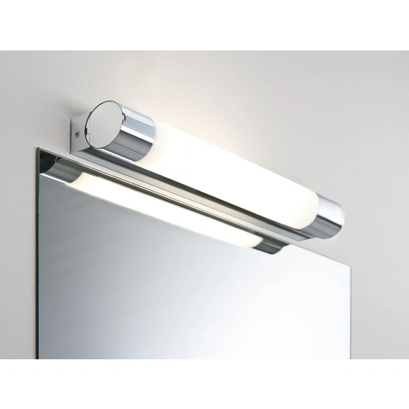 Wand-/Deckenleuchte, 10,5 W, IP44, Acryl, chromfarben, 230 V