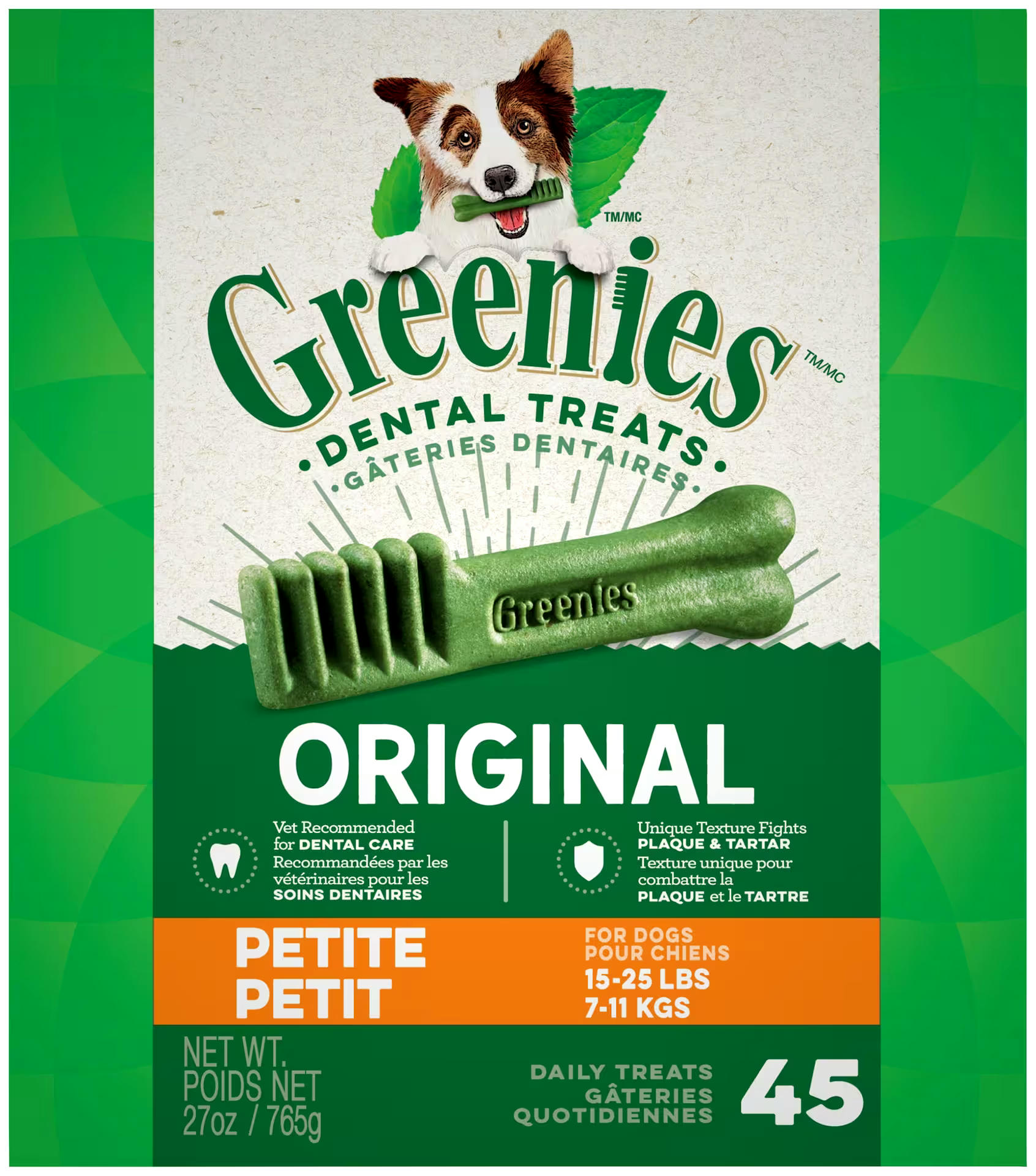 Greenies Original Petite Oral Care Dental Dog Treats, 765-g