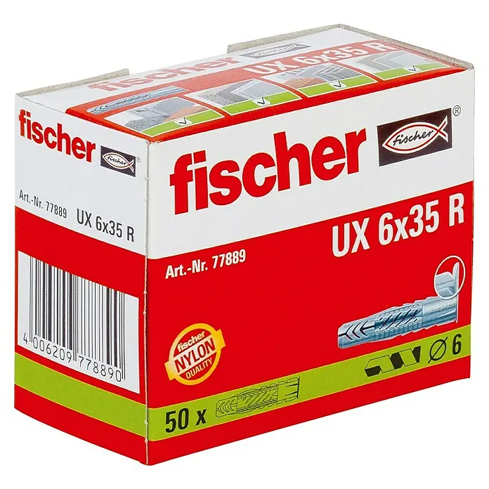 UNIVERSALPLUGG FISCHER UX 6X35 R TAST AF67