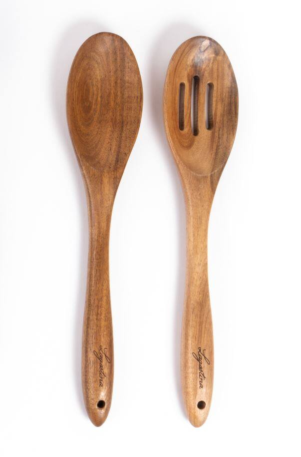 Lagostina Wooden Spoon Set, 2-pc