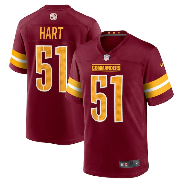 Bobby Hart Washington Commanders Nike  Game Jersey -  Burgundy