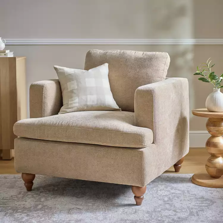 Habitat Matilda Fabric Armchair - Mink