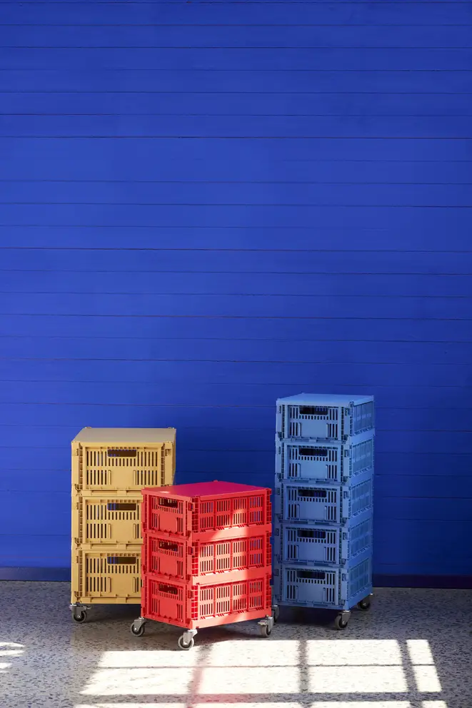 Räder-Set für Klappbox 4-teilig Colour Crate M
