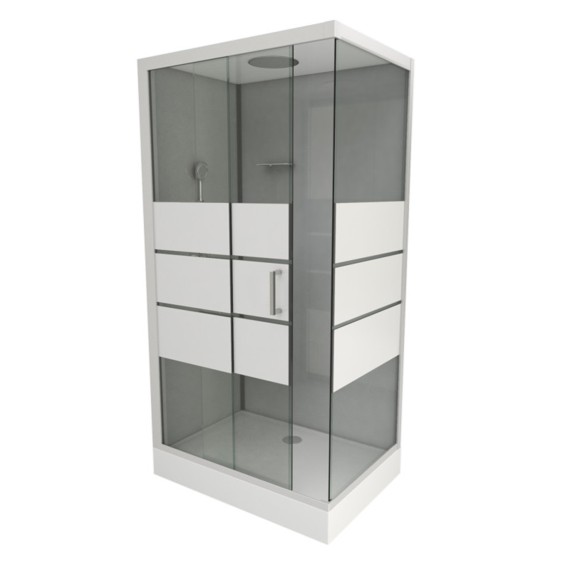 Cabine de douche River II 110 x 80 x 215 cm AURLANE