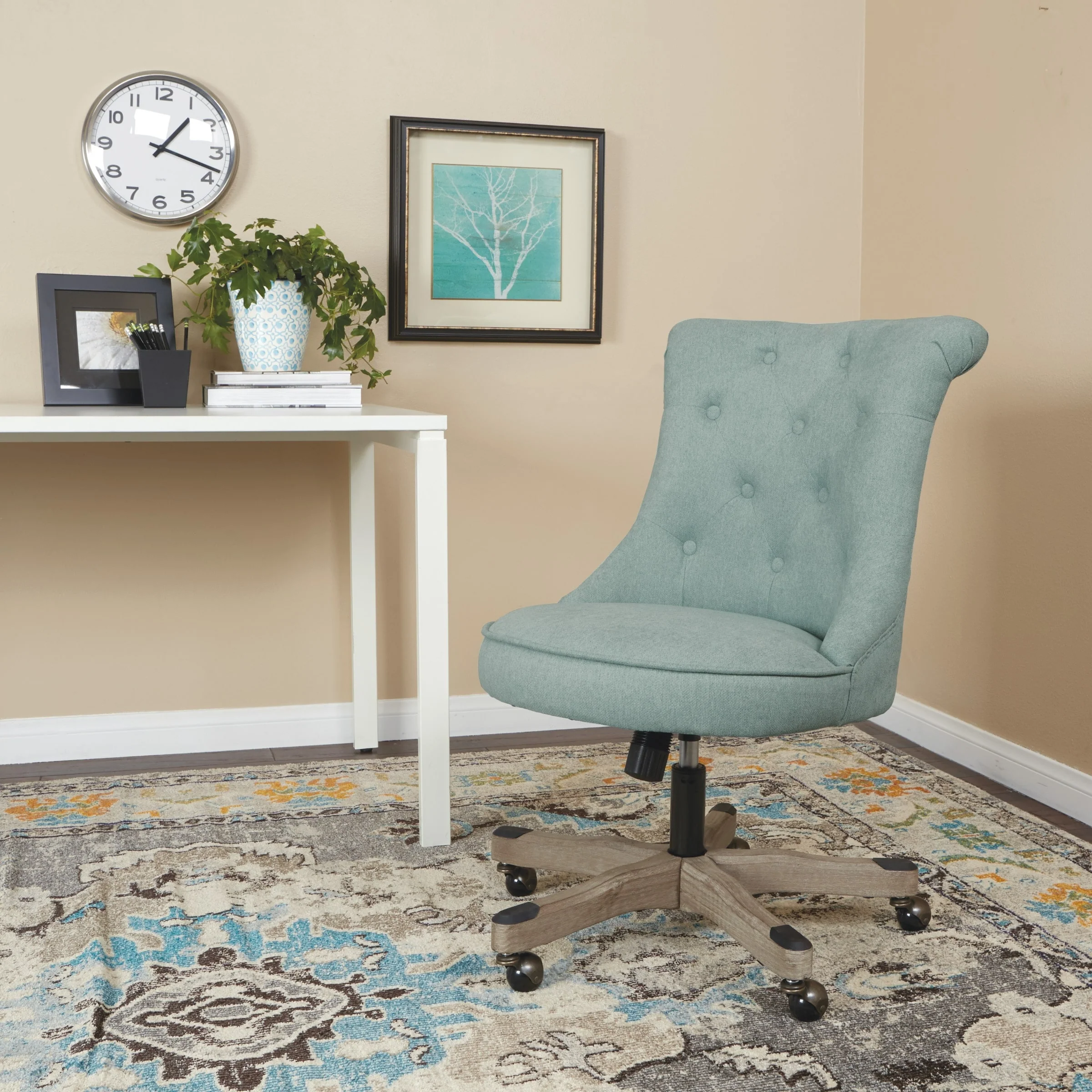 Porch & Den Joliet Tufted Home Office Chair