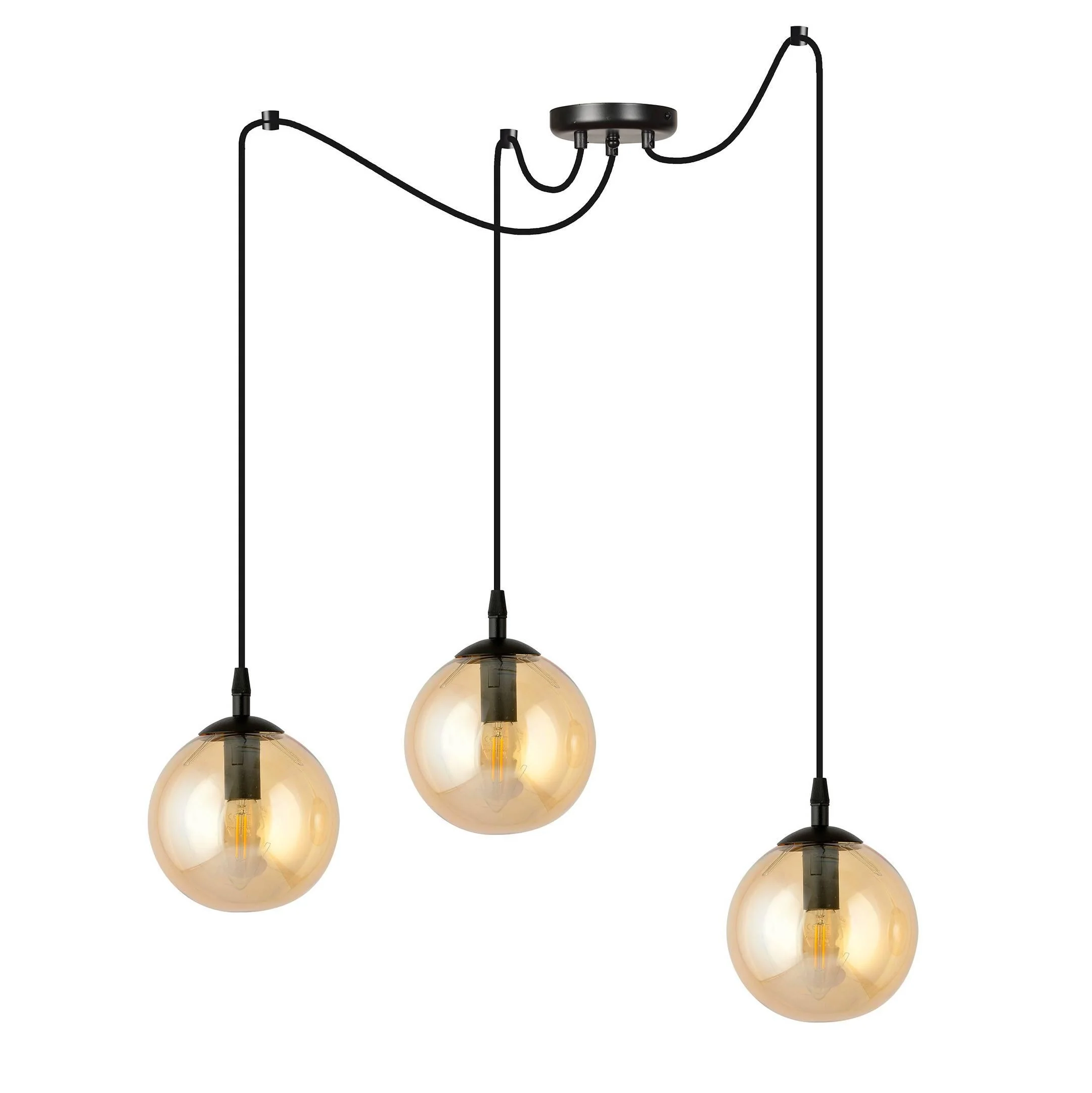 3-lichts hanglamp Cristiano