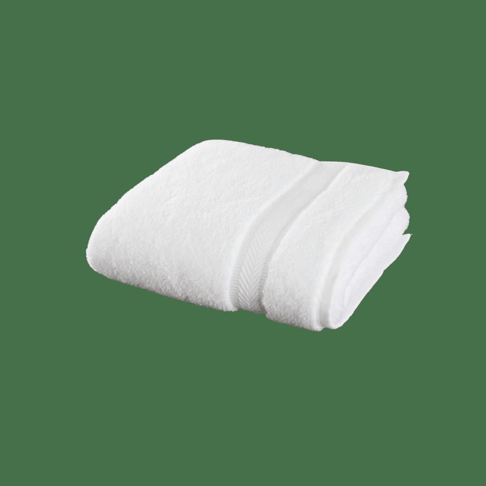 RIVIERA - Serviette de toilette en coton blanc 50x100 cm