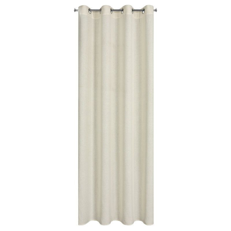 Zasłona na przelotkach w stylu eko DIANA 140X250 naturalna