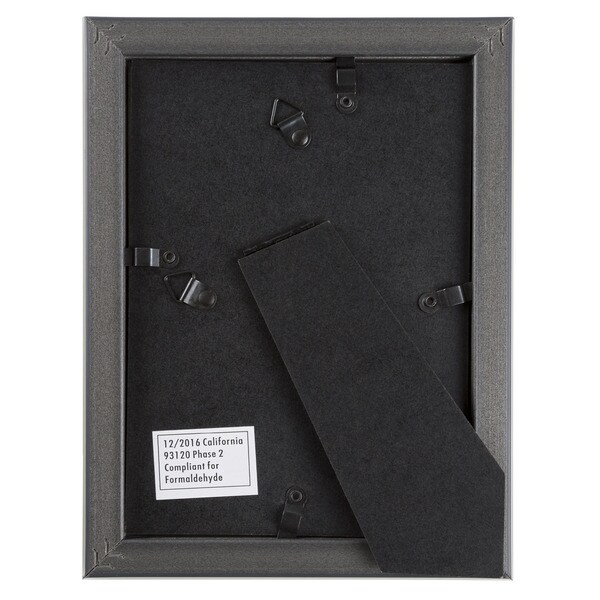 Lavish Home 5x7-inch Black Picture Frames with Stands (Set of 6)