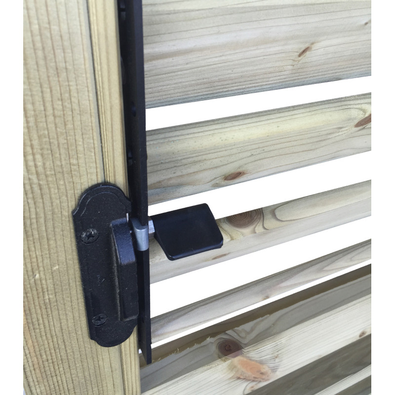 Paroi jalousie réglable pour pavillon 90 x 200 cm SOLID