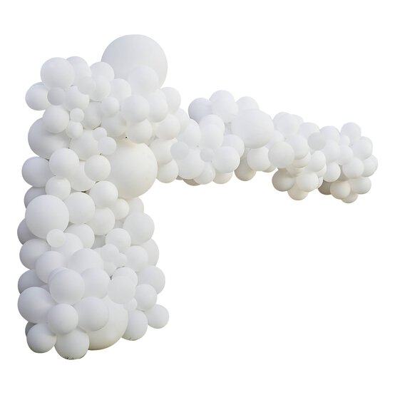 Ginger Ray White Balloon Arch Kit 200 Pieces