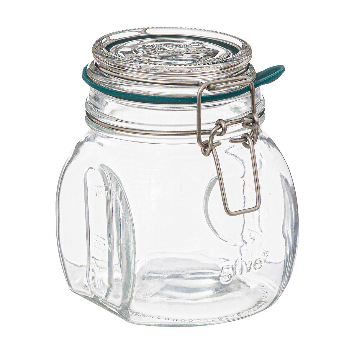 Frasco de vidro com tampa hermética 500ml