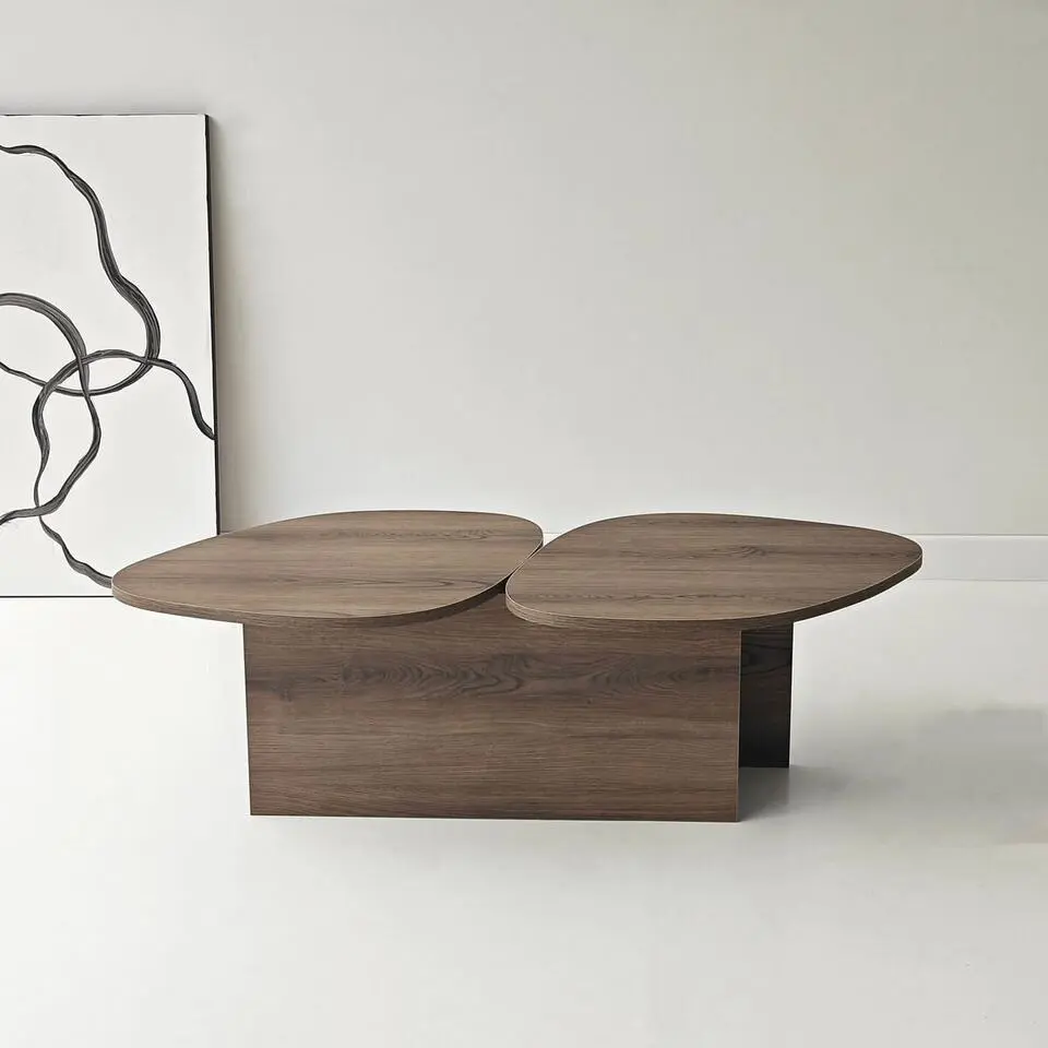 Calicosy - CELESTE Salontafel - Naturel - 125x60x38 cm