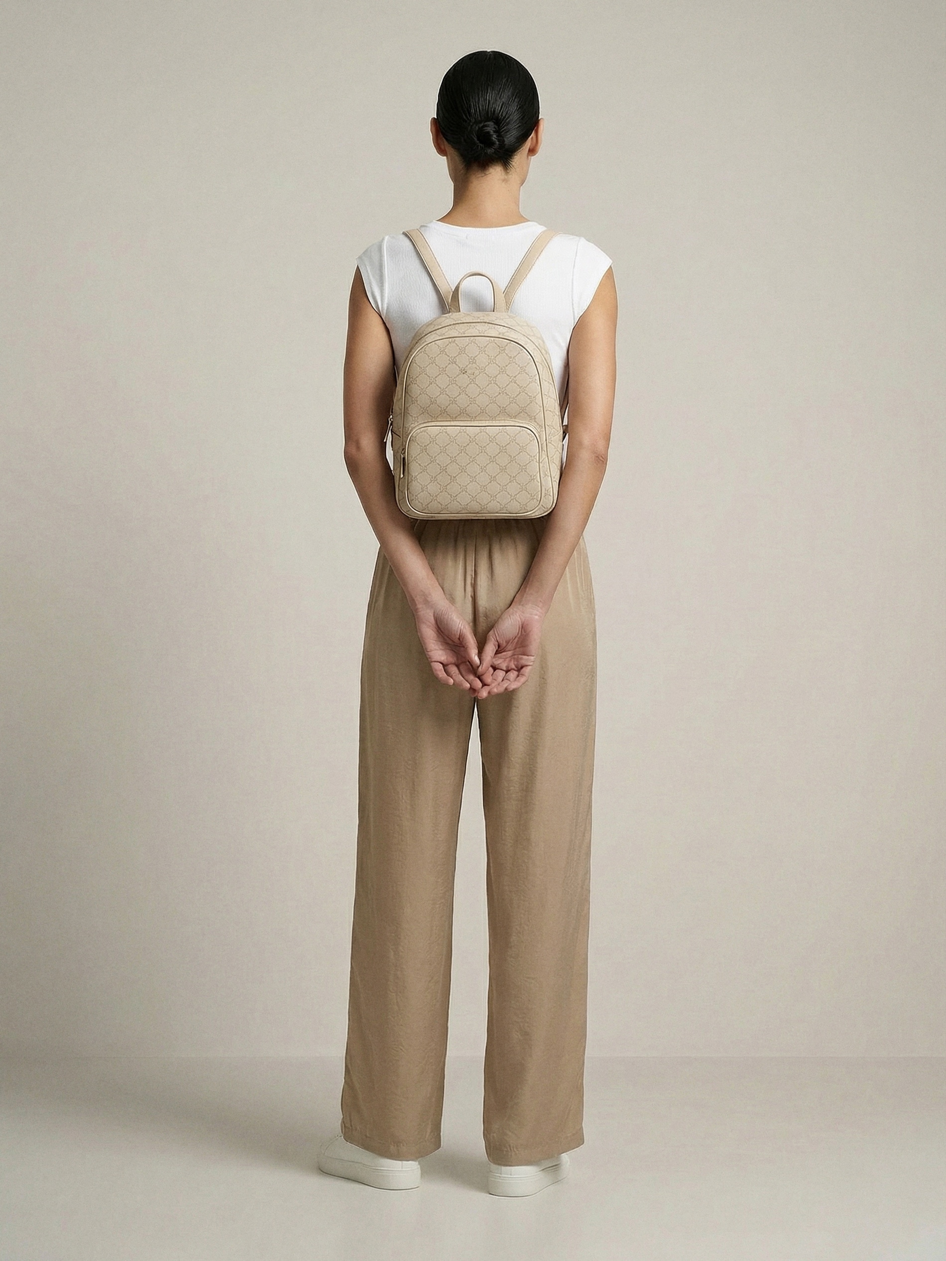 Spodnie wide leg z modalem