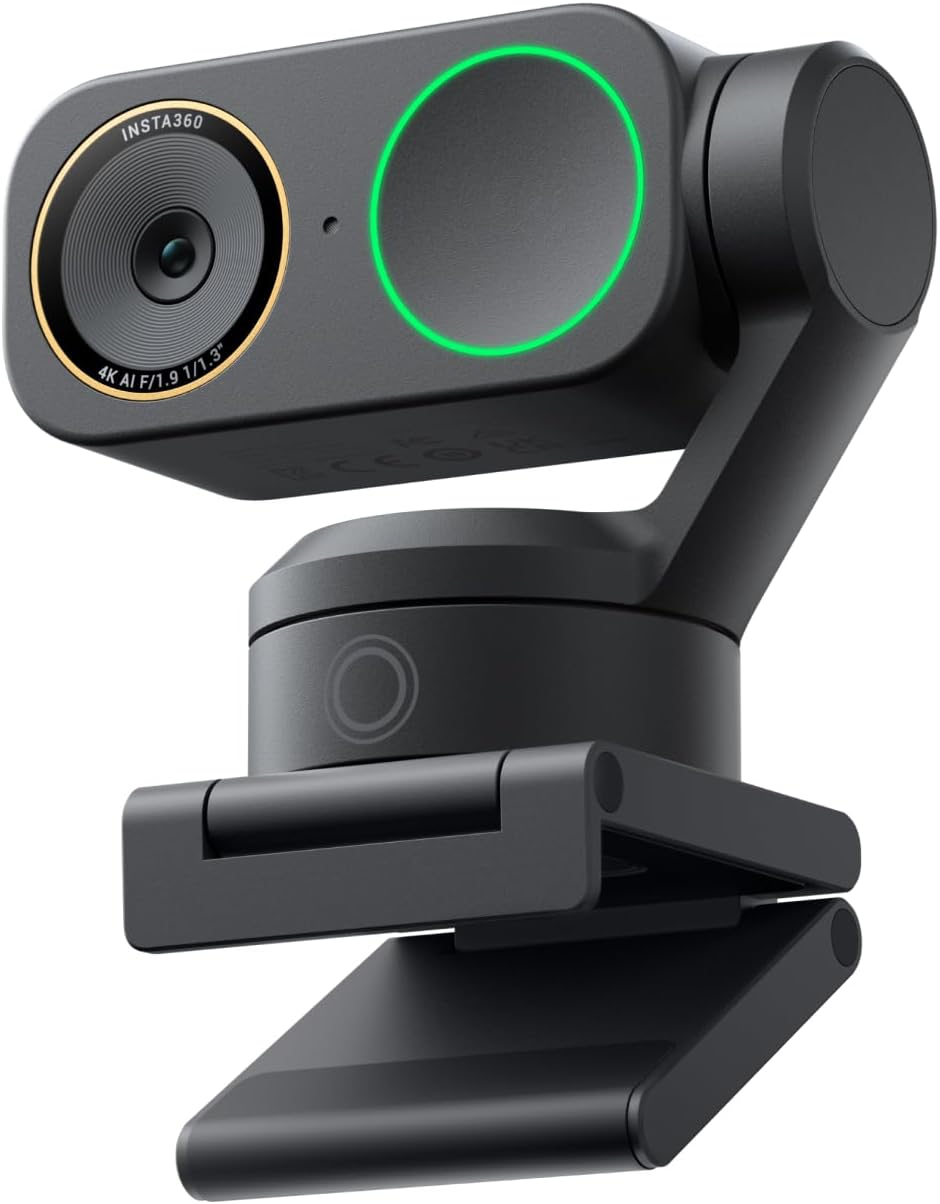 Insta360 Link 2 Pro – 4K PTZ Webcam for PC/Mac