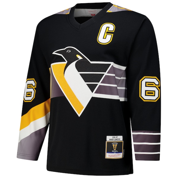Mario Lemieux Pittsburgh Penguins 1996-97 Power Play Jersey - Black