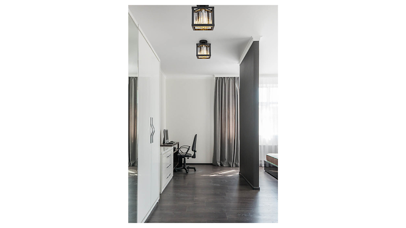 Lampa sufitowa Mathilde metalowa czarna