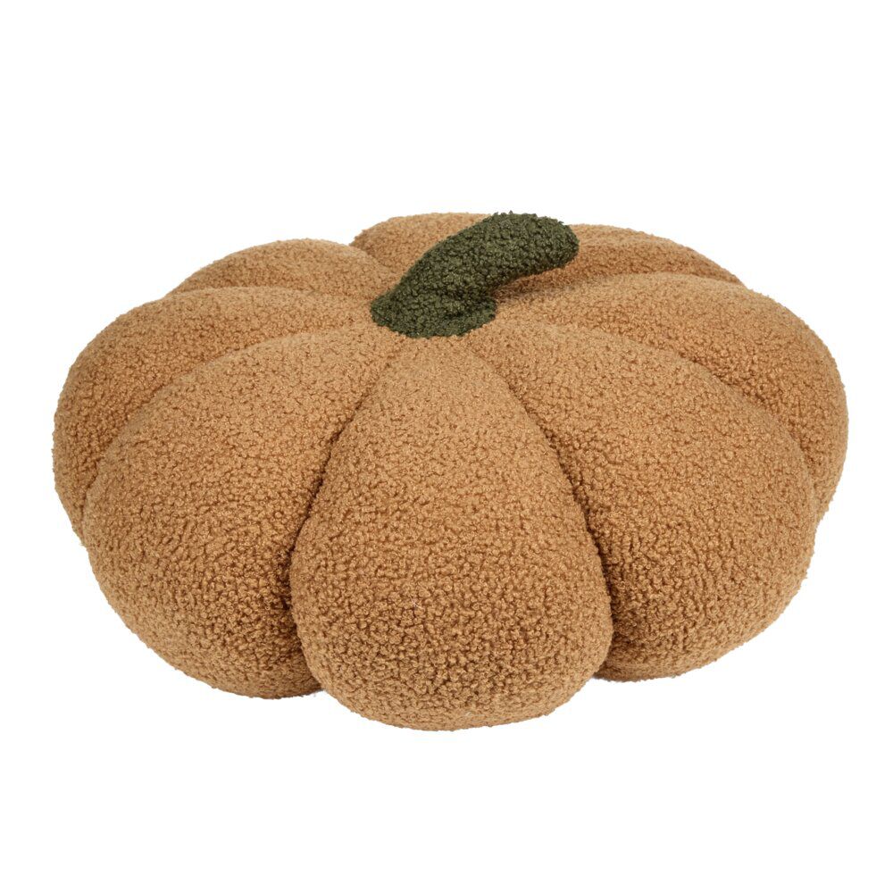 Coussin citrouille XL polyester Ø45xH33cm (4 modèles)