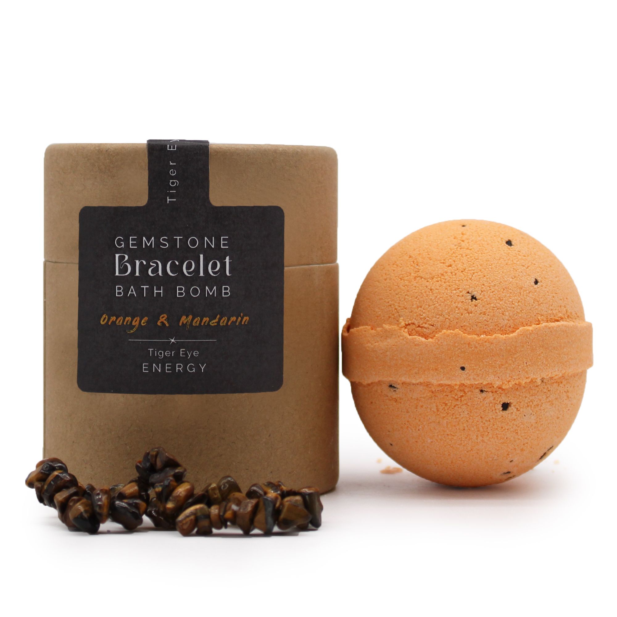 KDMD Tiger Eye Gem Bracelet Bath Bomb