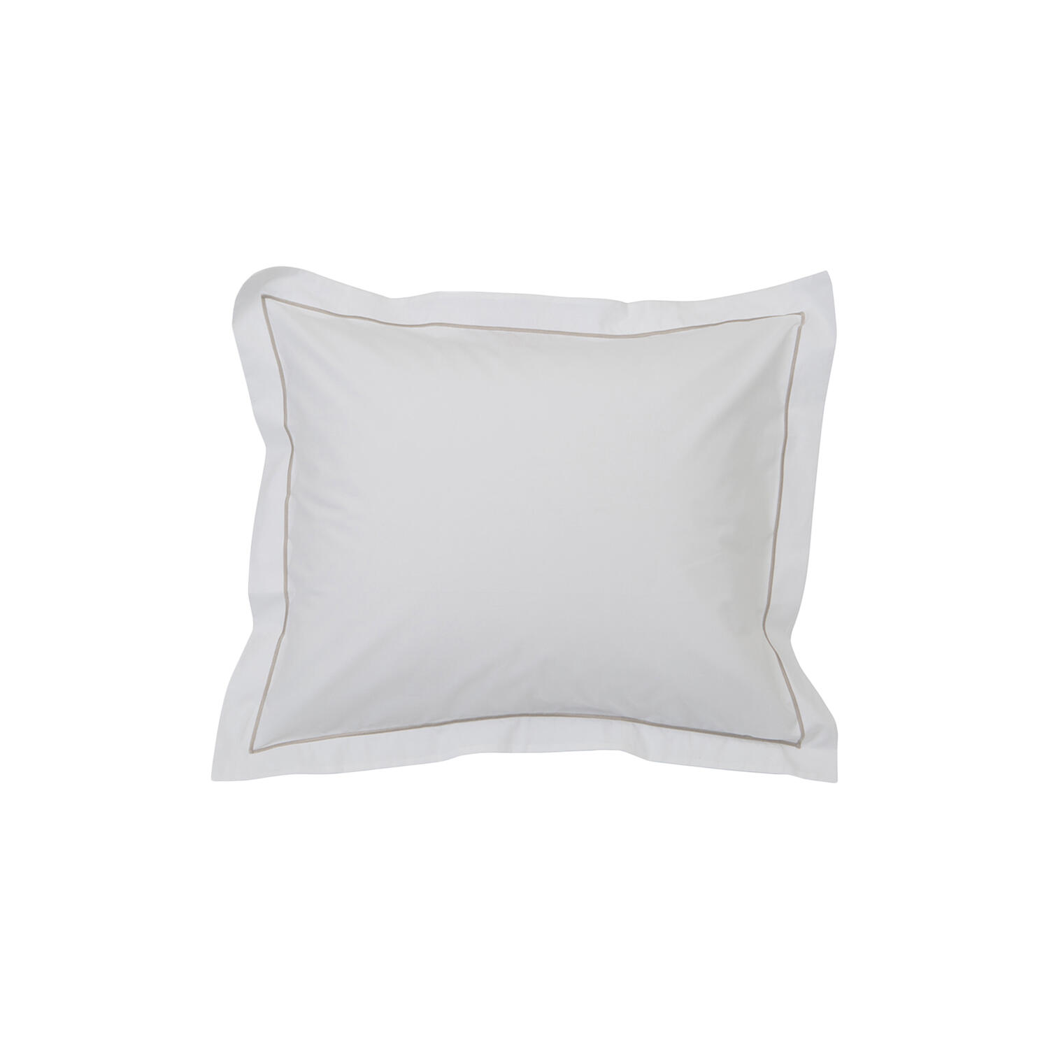 Hotel Percale pudebetr&aelig;k, white/light beige