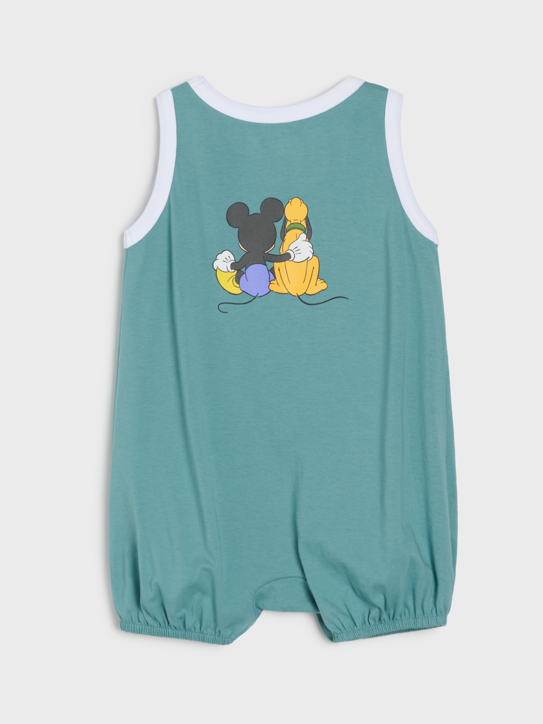 Bawełniany rampers z nadrukiem Mickey Mouse