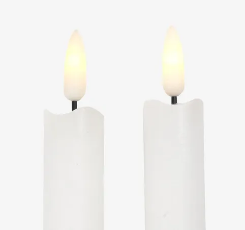 LED kronelys ESBEN H25cm 2 stk/pk