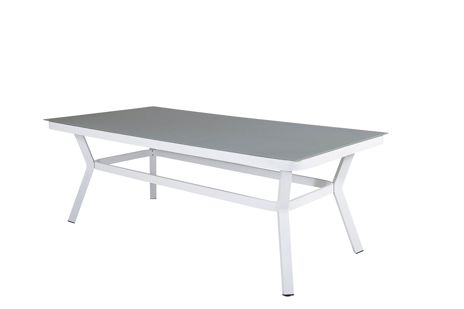 Rebellenclub Rechthoekige Tuintafel Amary - 200 x 100cm - Wit