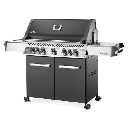 Barbecue gaz Prestige 665 anthracite   Sizzle Zone   brûleur arrière IR - Napoléon