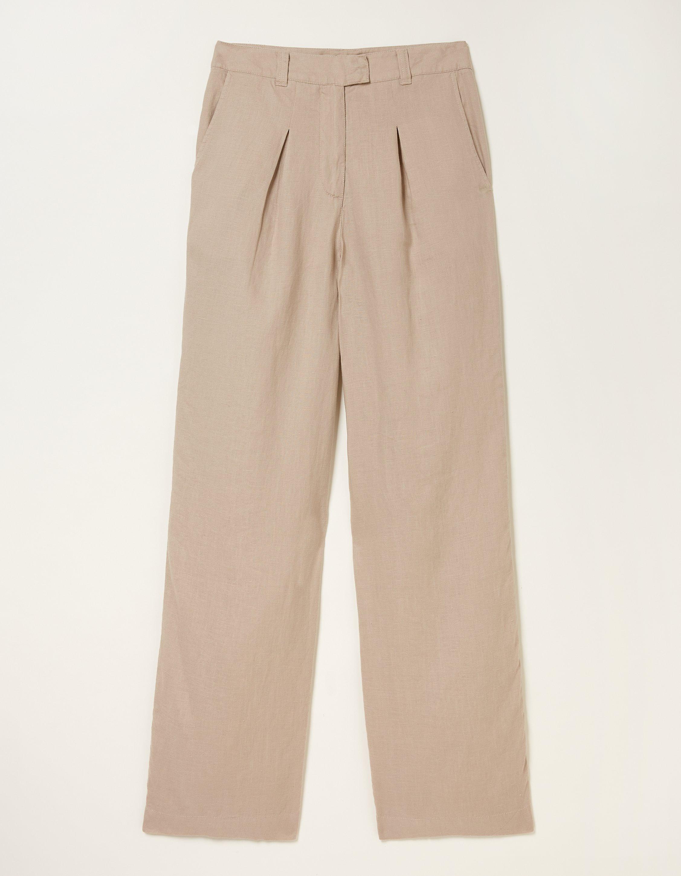 Ives Wide Leg Linen Trousers