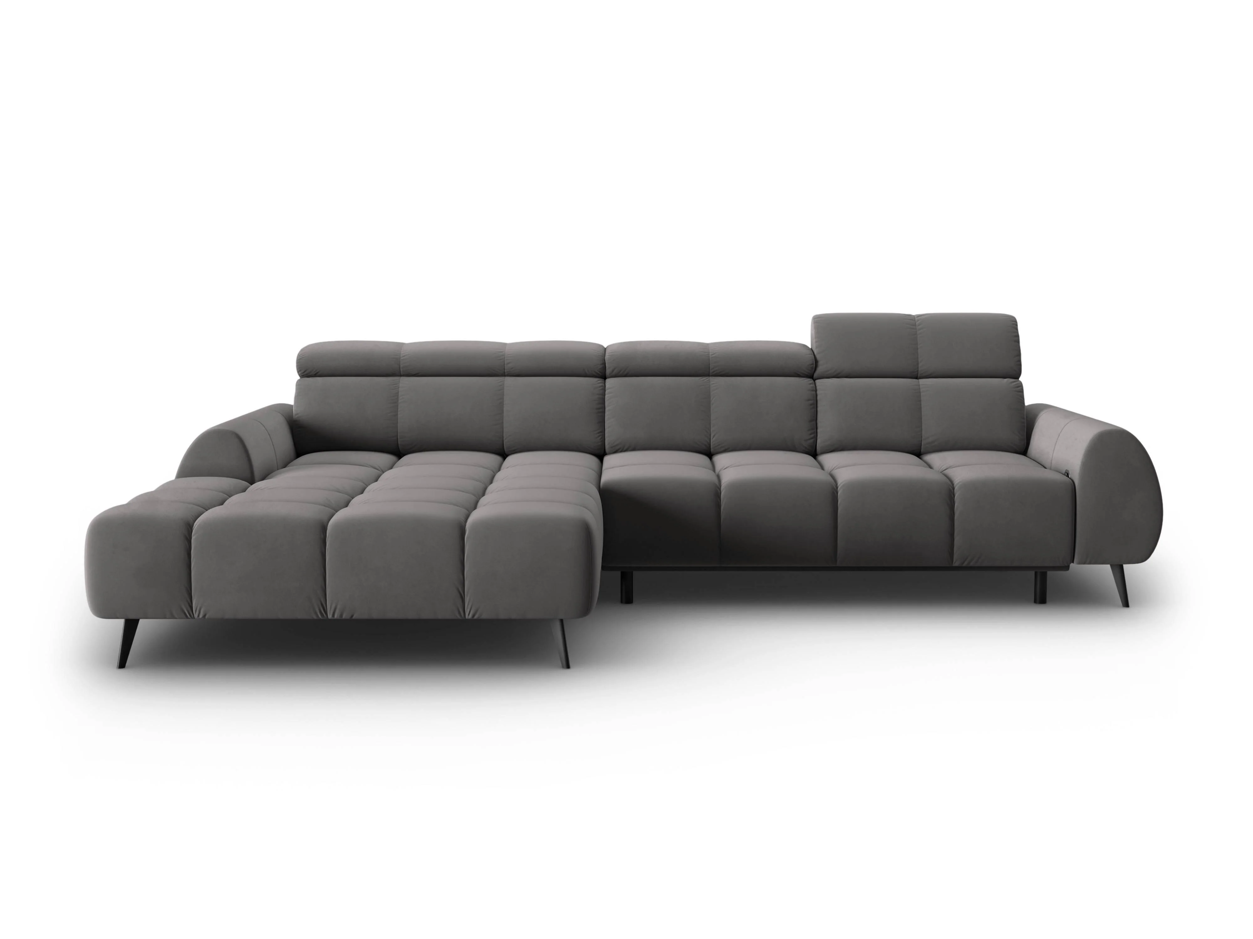 4-zits hoekbank Alyse velvet links