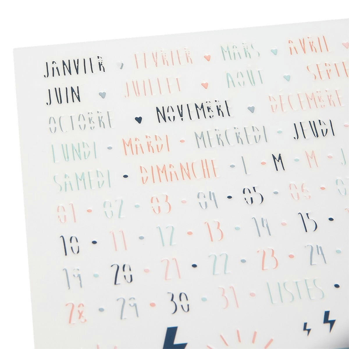 - Pochoir Pour Bullet Journal Mois