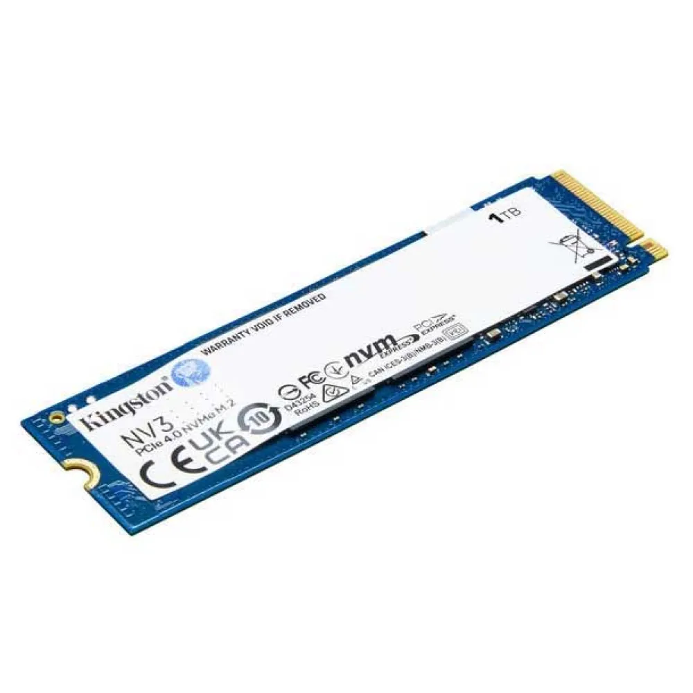 Kingston NV3 PCI Express 4.0 NVMe 3D NAND 1TB SSD M.2