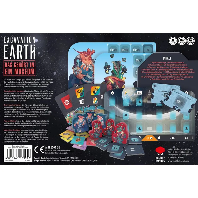 Brettspiel Excavation Earth