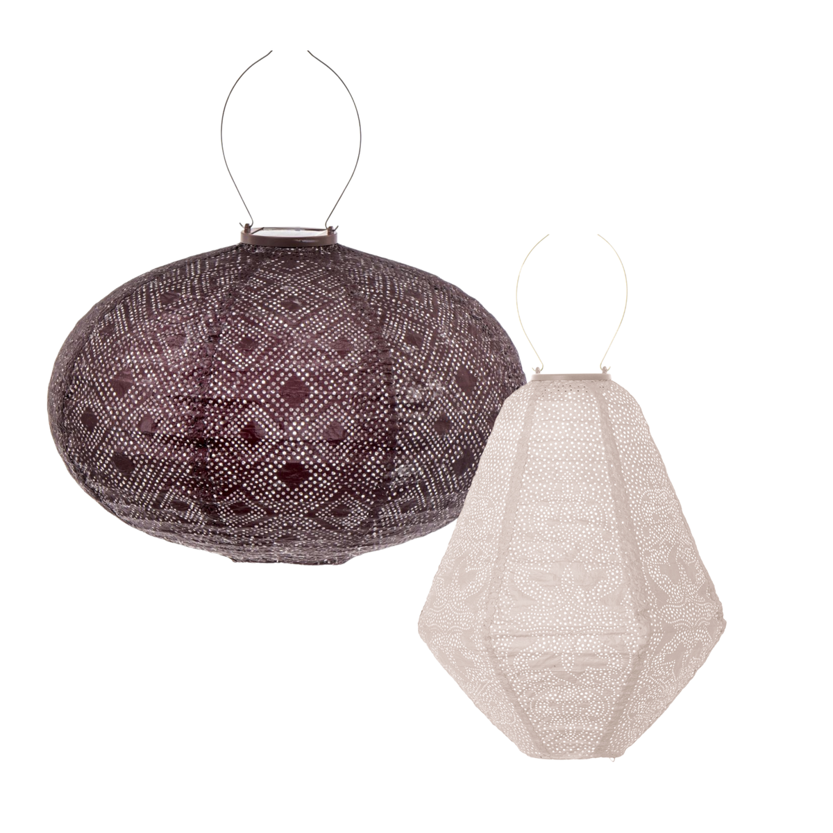 Lumiz Solar Lampion - Tuinverlichting - San Blas Set - 2 stuks