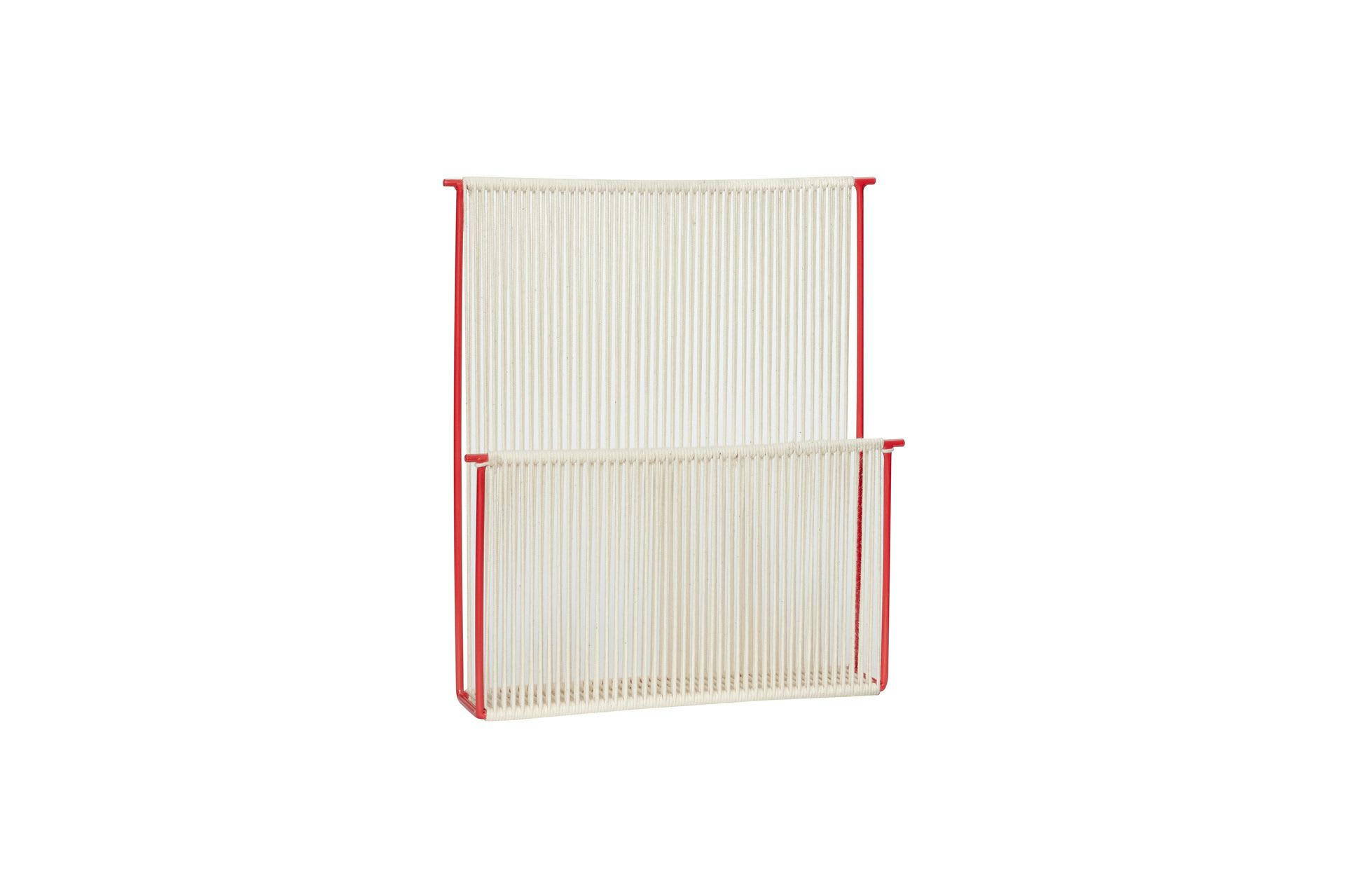 STRING WALL - Porte-revues en coton beige