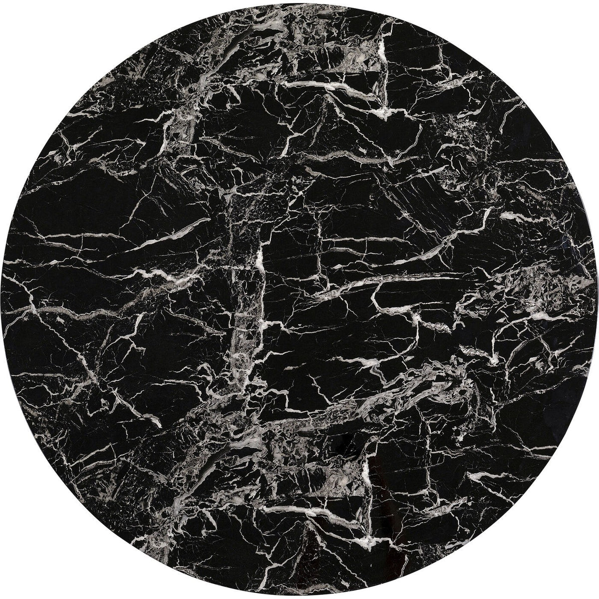 Kare Design Tafelblad Schickeria marmerprint zwart