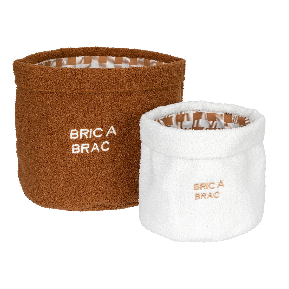 Set of 2 children's baskets "Cali" Terry, D.29/36 cm