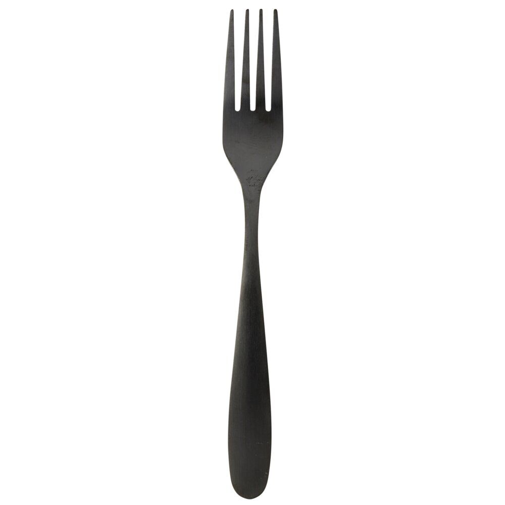 Fourchette inox L20,5cm manche bagatelle noir