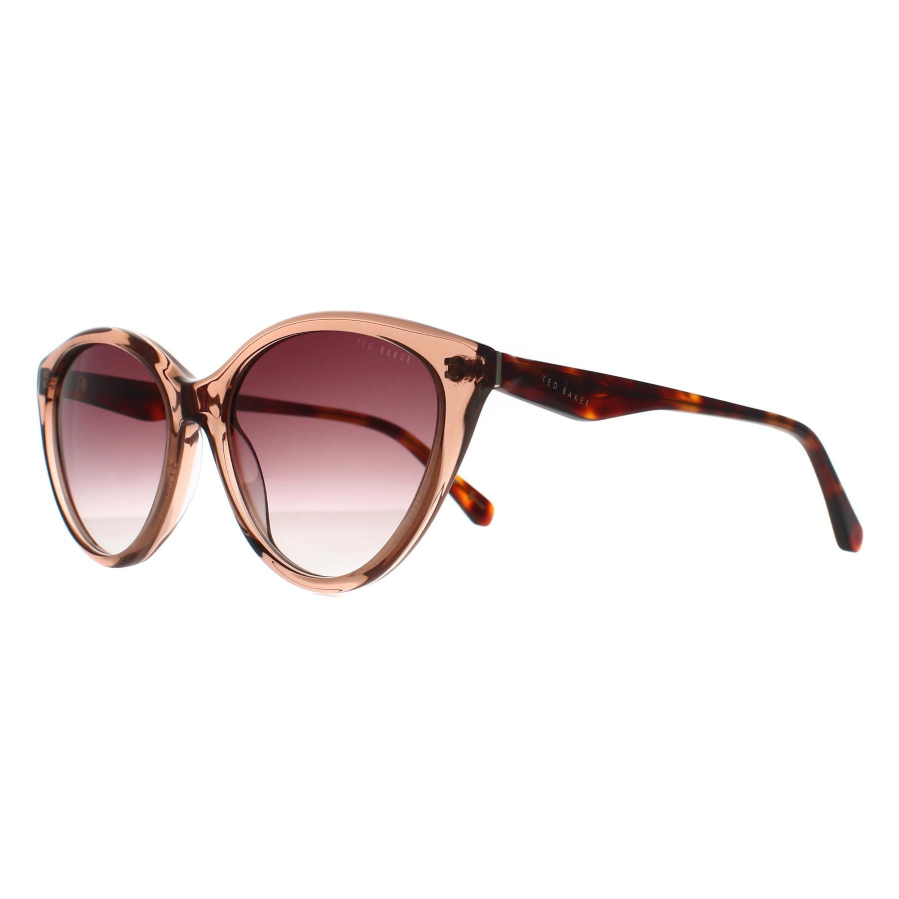 Ted Baker Cat Eye Crystal Brown Brown Gradient TB1735 Deeha
