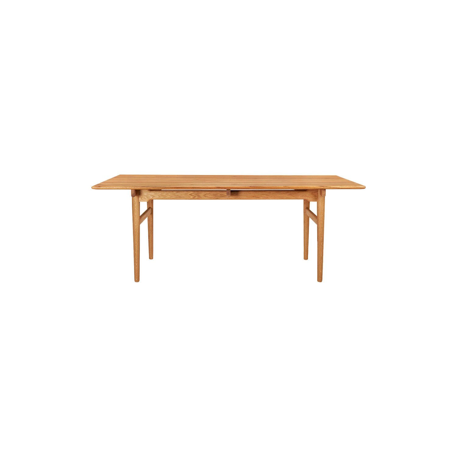 CH327 spisebord, olieret teak/olieret eg