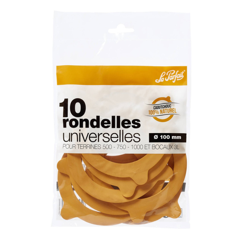 Rondelle universelle pour bocal Ø 100 mm 10 pièces LE PARFAIT