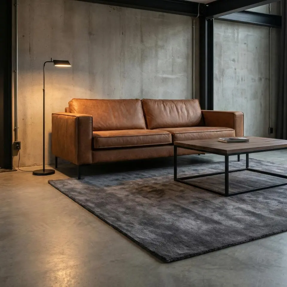 Vloerkleed Beige Stof - 160x230cm - Mika