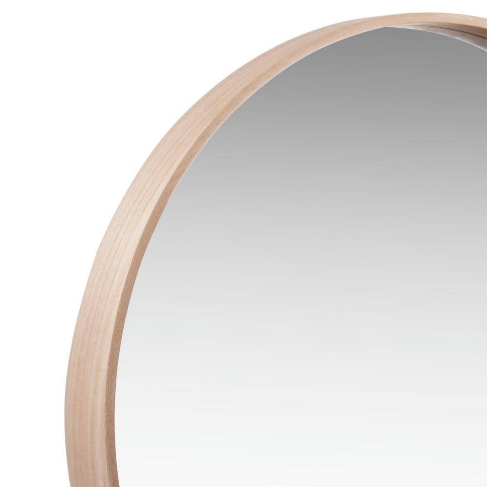 GABRIEL - Miroir rond beige D70