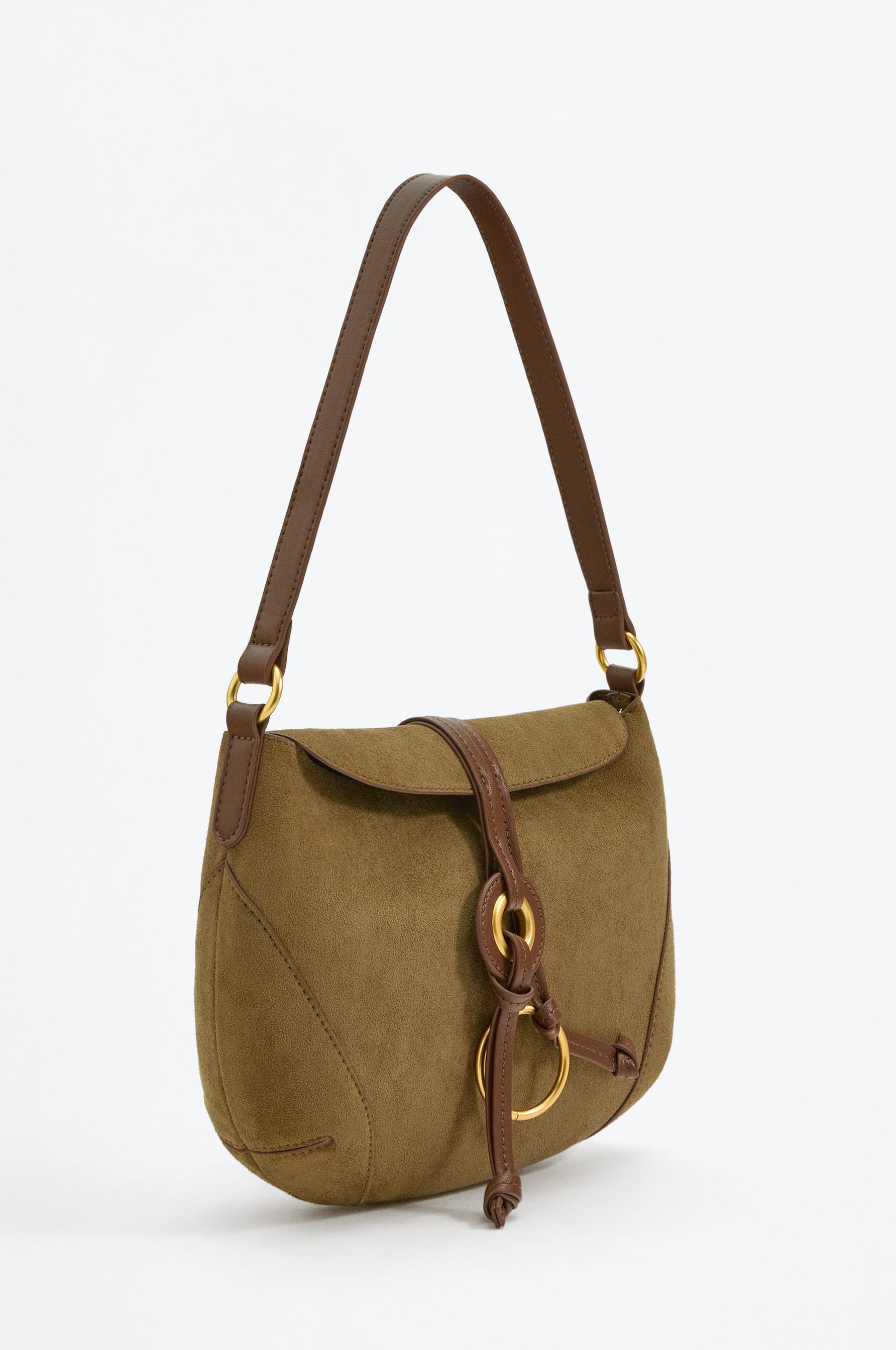 Bolso de hombro efecto ante detalle