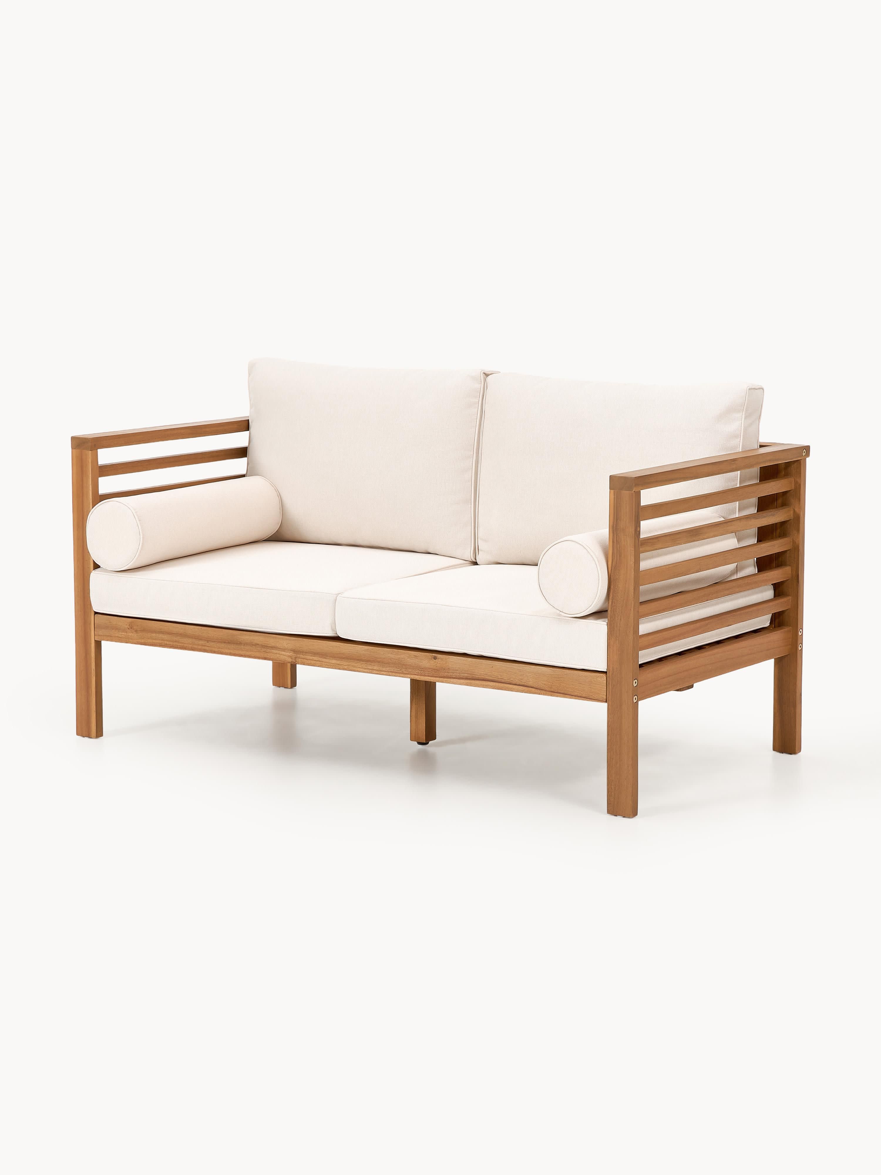 Garten-Loungesofa Bo (2-Sitzer) aus Akazienholz