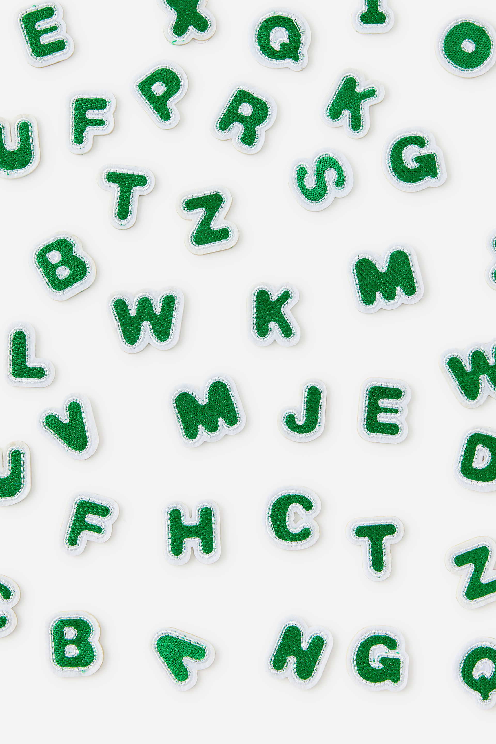 Iron On Alpha Letters 52 Pcs
